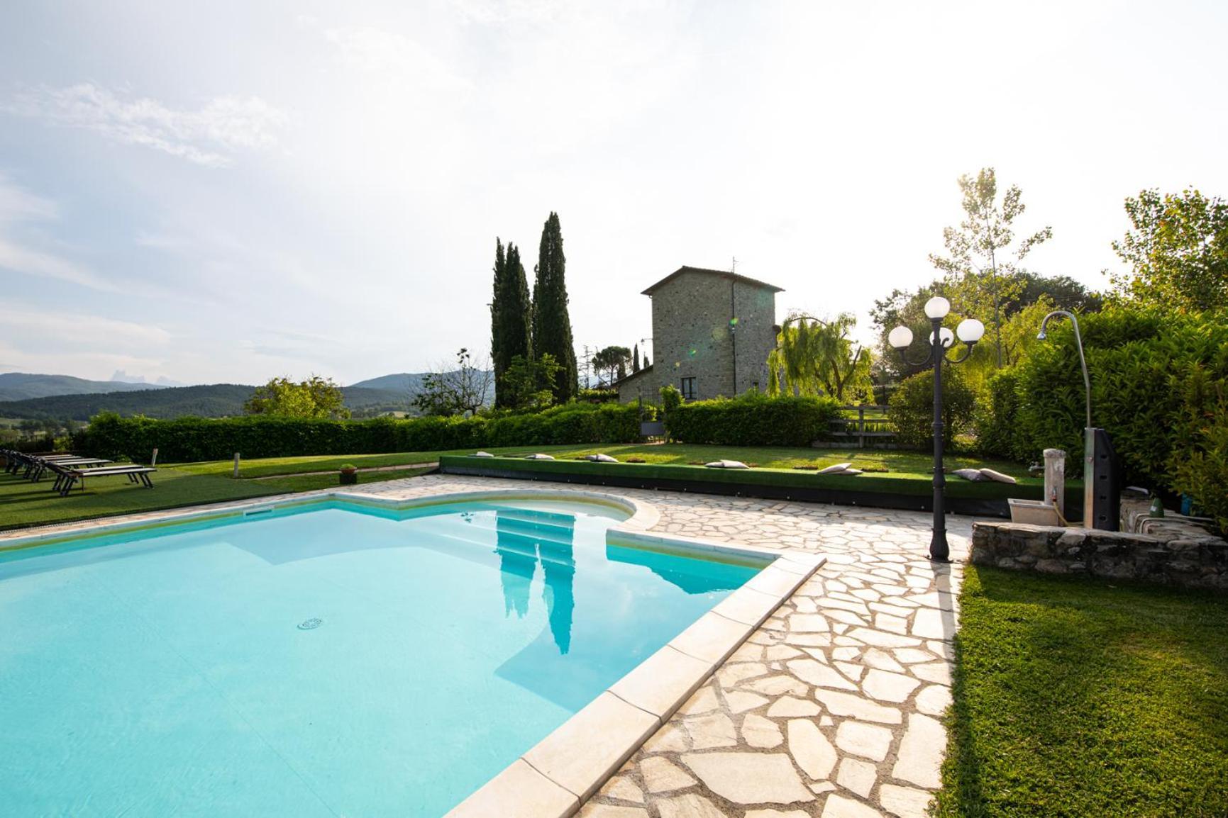 Agriturismo Il Sasso Anghiari Exteriör bild